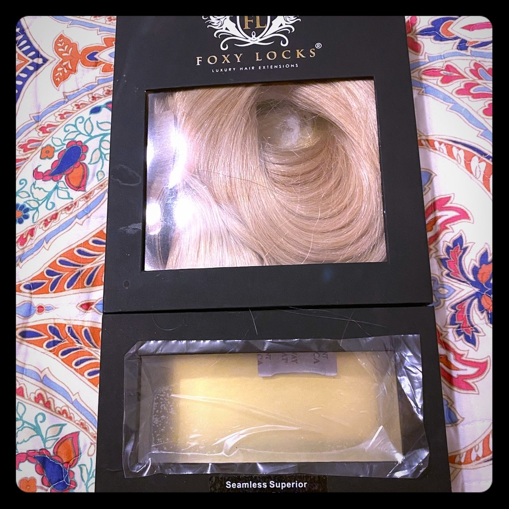 22” clip in human hair extensions